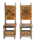 A Pair of Continental Baroque Style Side Chairs