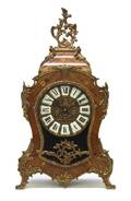 A Louis XV Style Marquetry and Gilt Metal Mounted Bracket Clock