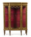 A Louis XV Style Giltwood Vitrine