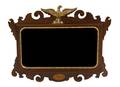 A Federal Style Giltwood and Mahogany Mirror