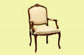 521 French Provincial Upholstered Bergere