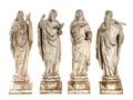 Four English Cast Iron Ecclesiastical Figures