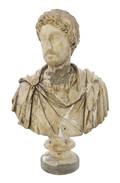An Italian Carved Marble Bust after the Antique