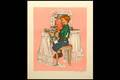 504 Norman Rockwell Secrets AP Color Lithograph