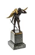 A Continental Gilt and Patinated Bronze Figure Helmuth Schievelkamp 18491890