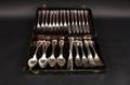 Chistofle Silverplated Flatware 38 Pieces