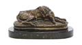 A French Bronze Animalier Figure Paul Gayrard 18071855