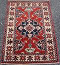 Hand Woven Kazak Throw Rug