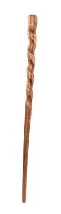 A Spiral Tigerwood Walking Stick