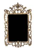 A Chinese Chippendale Style Giltwood Mirror