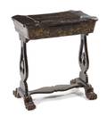 A Regency Lacquered Work Table