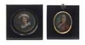 Two Portrait Miniatures on Ivory