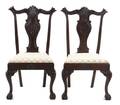 A Pair of Portuguese Chippendale Style Side Chairs