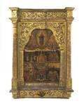 A Greek Painted and Parcel Gilt Icon