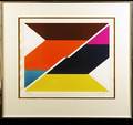 453 Larry Zox Untitled Color Lithograph