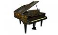 382 Hardman New York Hand Painted Grand Piano c1890