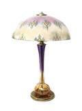 An Art Nouveau Glass Lamp