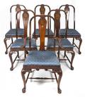 A Set of Queen Anne Style Dining Chairs