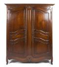 A Louis XV Style French Provincial Oak Armoire