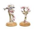 A Pair of Royal Worcester Dorothy Doughty Birds Myrtle Warblers