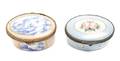 Two French Porcelain Pill Boxes