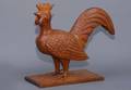 370 Folk Art Carved Wood Chicken
