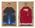 Two Chinese Ancestor Portrait Prints