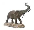 A Bronze Figure of an Elephant