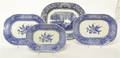 Three Spode Transfer Decorated Pottery Trays