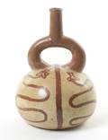 A Middle Eastern Terracotta Bottle