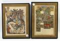 Two Framed Prints after Persian Manuscript Paintings