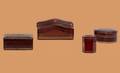 552 Four Tooled Leather Boxes