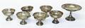 Six American Silver Dessert Bowls