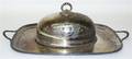 A SilverPlate Cloche and Handled Tray