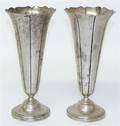 Two American Silver Vases Watson