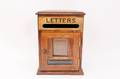 American 20th C Wooden Letter Box