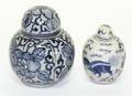 Two Blue and White Porcelain Articles
