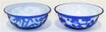 Two Peking Glass Overlay Bowls