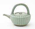 A Chinese Celadon Glazed Ceramic Teapot