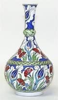 An Iznik Style Ceramic Vase
