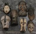 Seven African Carved Masks