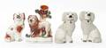Four English Porcelain Staffordshire Figures