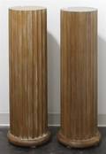 A Pair of Veneered Pedestals