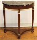 A Neoclassical Style Mahogany Console Table