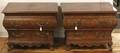 A Pair of Burl Veneered Chest of Drawers