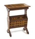 A Various Woods Parquetry Side Table