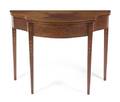 An American Mahogany Console Table Baker
