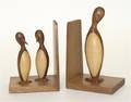 A Pair of Swiss Teak Animalier Bookends