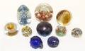 A Group of Ten Glass Paperweights