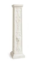 A Carrara Marble Carved Column